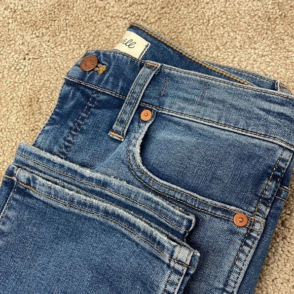 Madewell Stovepipe Jeans in Dearham Wash size 26 NC348 Holiday 2021 - Picture 12 of 15